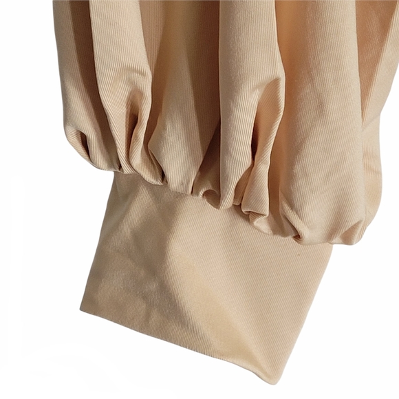 Black Deep V Neck long sleeve Bodysuit - Picture 10 of 14